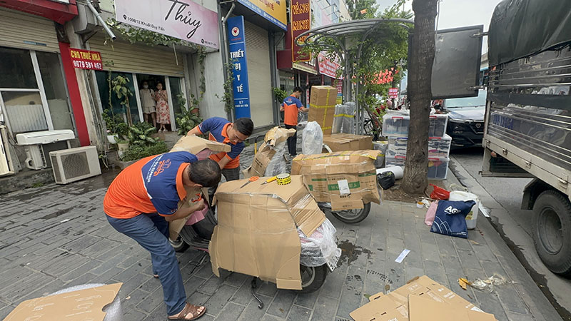 Bọc xe máy tại Kiều Gia Express