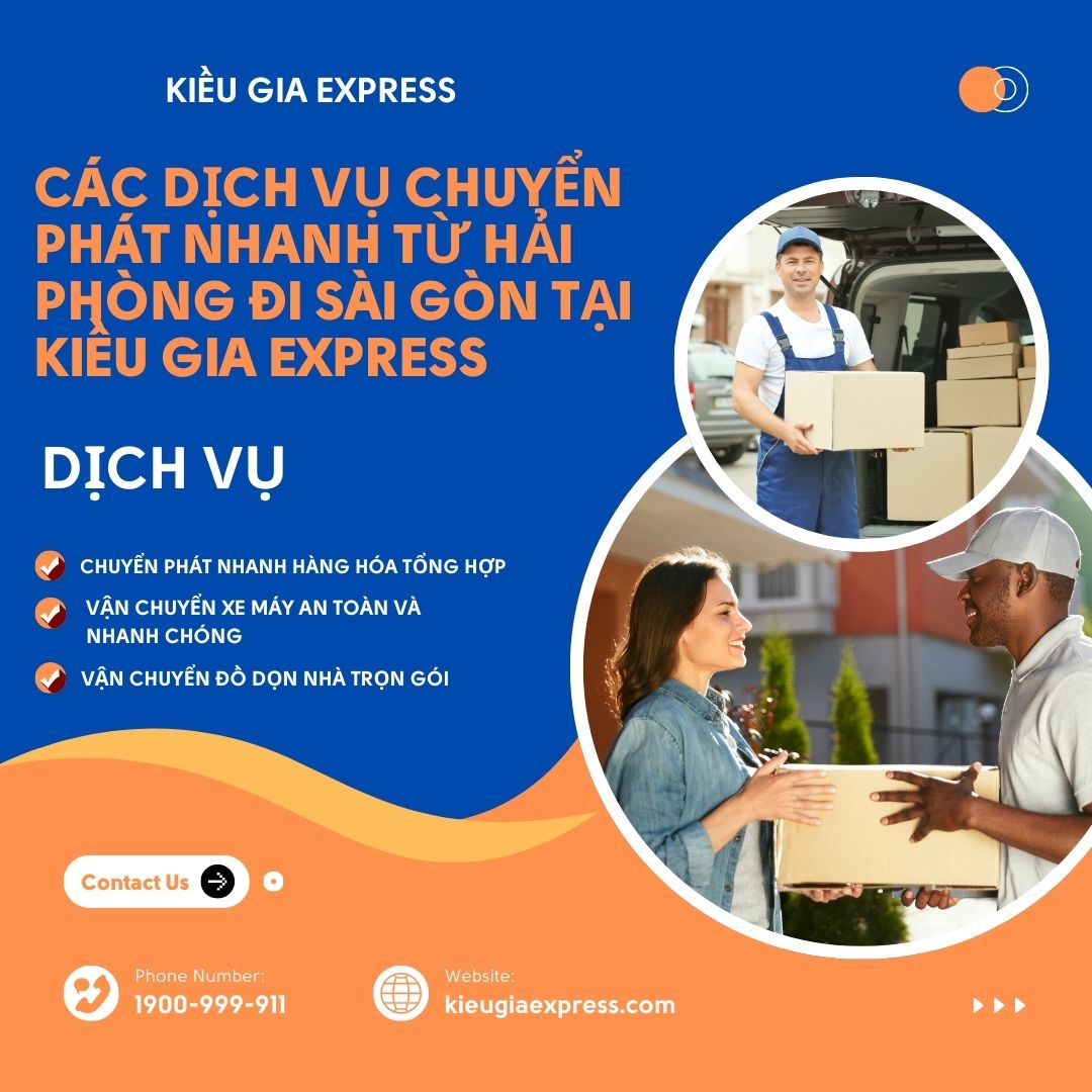 Chuyển phát nhanh Hải Phòng Sài Gòn siêu tốc 24h - 36h 1 Dịch Vụ Chuyển Phát Nhanh Từ Hải Phòng Đi Sài Gòn Tại Kiều Gia Express