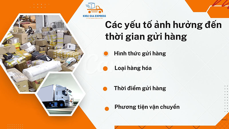 Kiều gia Express gửi hàng từ TPHCM đi Hà Nội mất bao lâu? 2 Các yếu tố ảnh hưởng đến thời gian gửi hàng