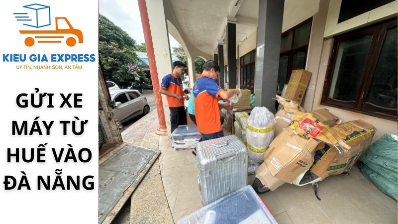 Gửi xe máy từ Huế vào Đà Nẵng