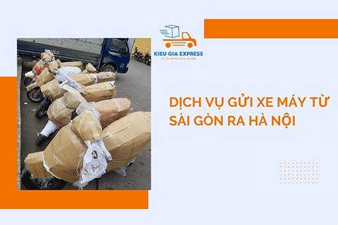 Giá gửi xe máy từ Sài Gòn ra Hà Nội 2025