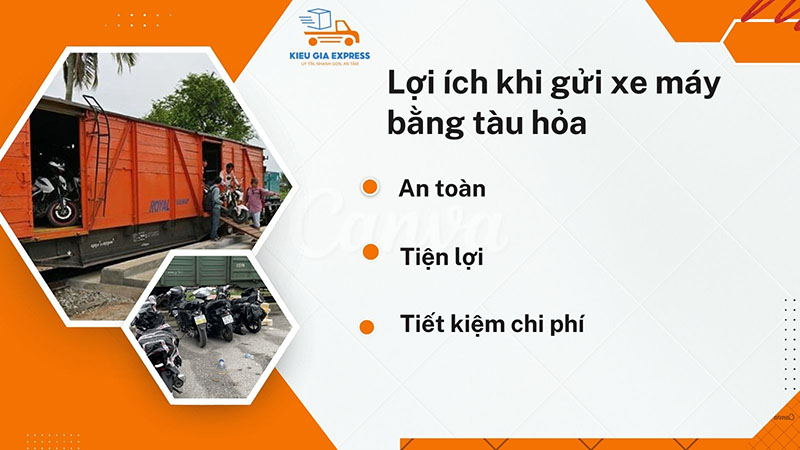 Gửi xe máy ga Hà Nội: Thủ tục & Giá cước vận chuyển 2025 1 Lợi ích gửi xe máy bằng tàu hỏa