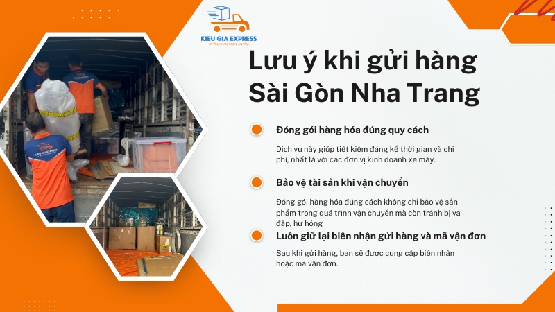 Dịch vụ gửi hàng từ Sài Gòn đi Nha Trang uy tín, giá rẻ 5 Những lưu ý khi gửi hàng Sài Gòn Nha Trang