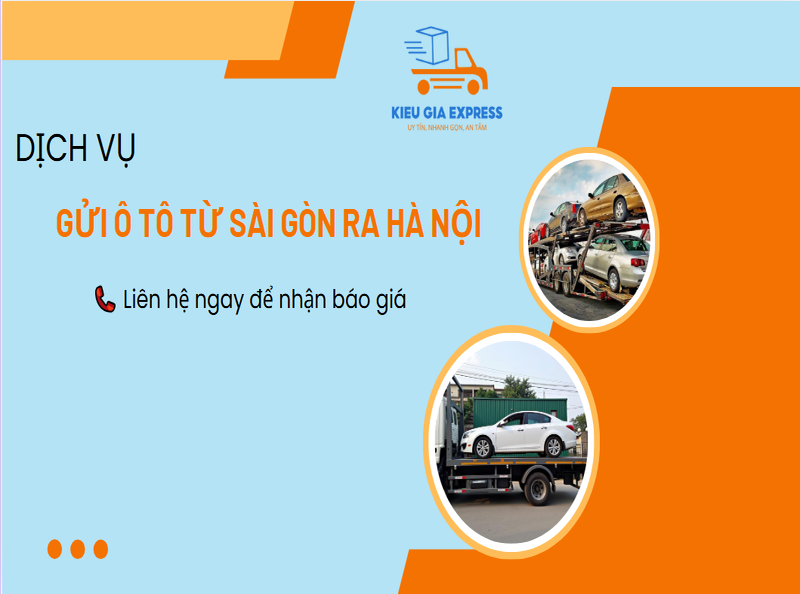 Dịch vụ vận chuyển ô tô từ Sài Gòn ra Hà Nội