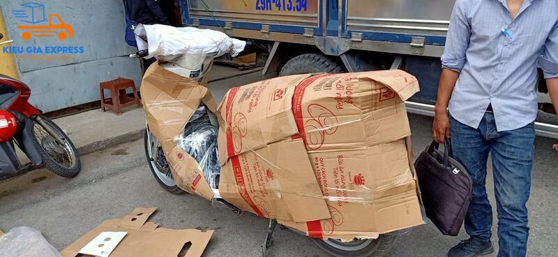 Vận chuyển xe máy bằng ô tô xe tải Bắc Nam giá rẻ 5 Quy trình vận chuyển xe máy bằng ô tô chuyên nghiệp