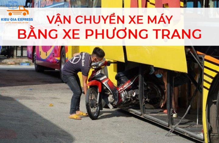 Vận chuyển xe máy bằng xe Phương Trang