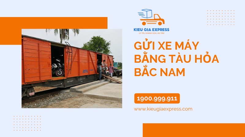 Hướng dẫn gửi xe máy Bắc Nam tàu hỏa an toàn, tiết kiệm 4 Dịch vụ gửi xe máy bằng tàu hỏa