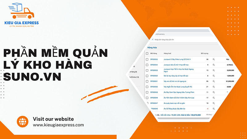 10+ Phần mềm quản lý kho theo vị trí bảo mật, tốt nhất 3 Phần mềm Suno.vn
