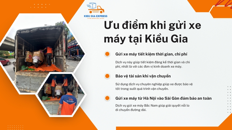Gửi xe máy Bắc Nam từ Hà Nội vào Sài Gòn an toàn, nhanh, giá rẻ 5 Lợi ích khi gửi xe máy tại Kiều Gia Express