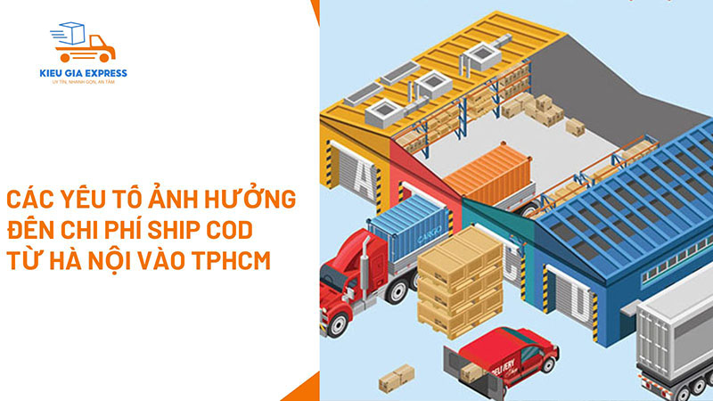 Yếu tố ảnh hưởng đến phí ship COD Hà Nội Sài Gòn